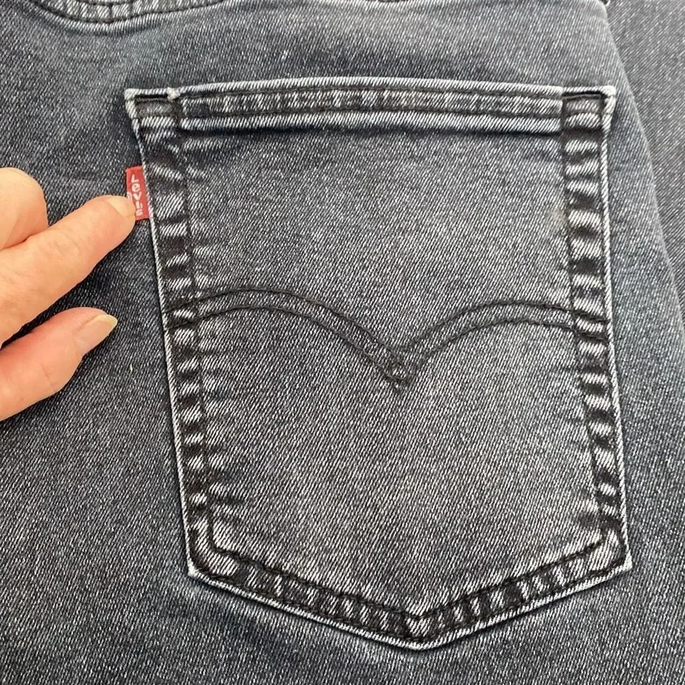 Levi's Men's Regular Fit Straight Leg‎ Stretch 513 Jeans Dark Blue Size 38/34